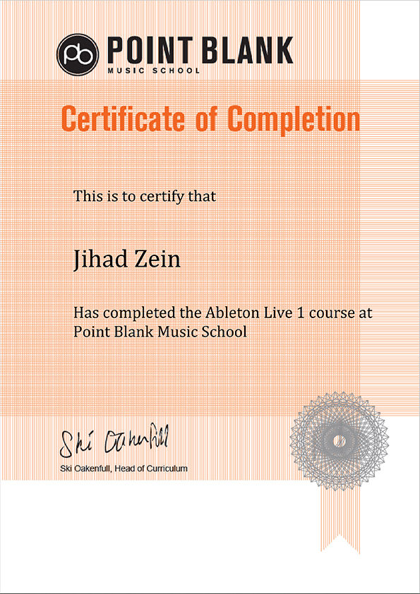 CertificateofCompletionJihadZeinAbletonLive1